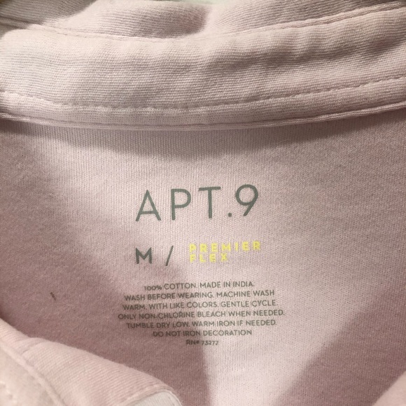 Men’s pale pink polo - Picture 4 of 4